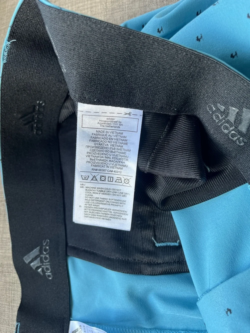 Adidas Primegreen Golf Shorts Blue 36